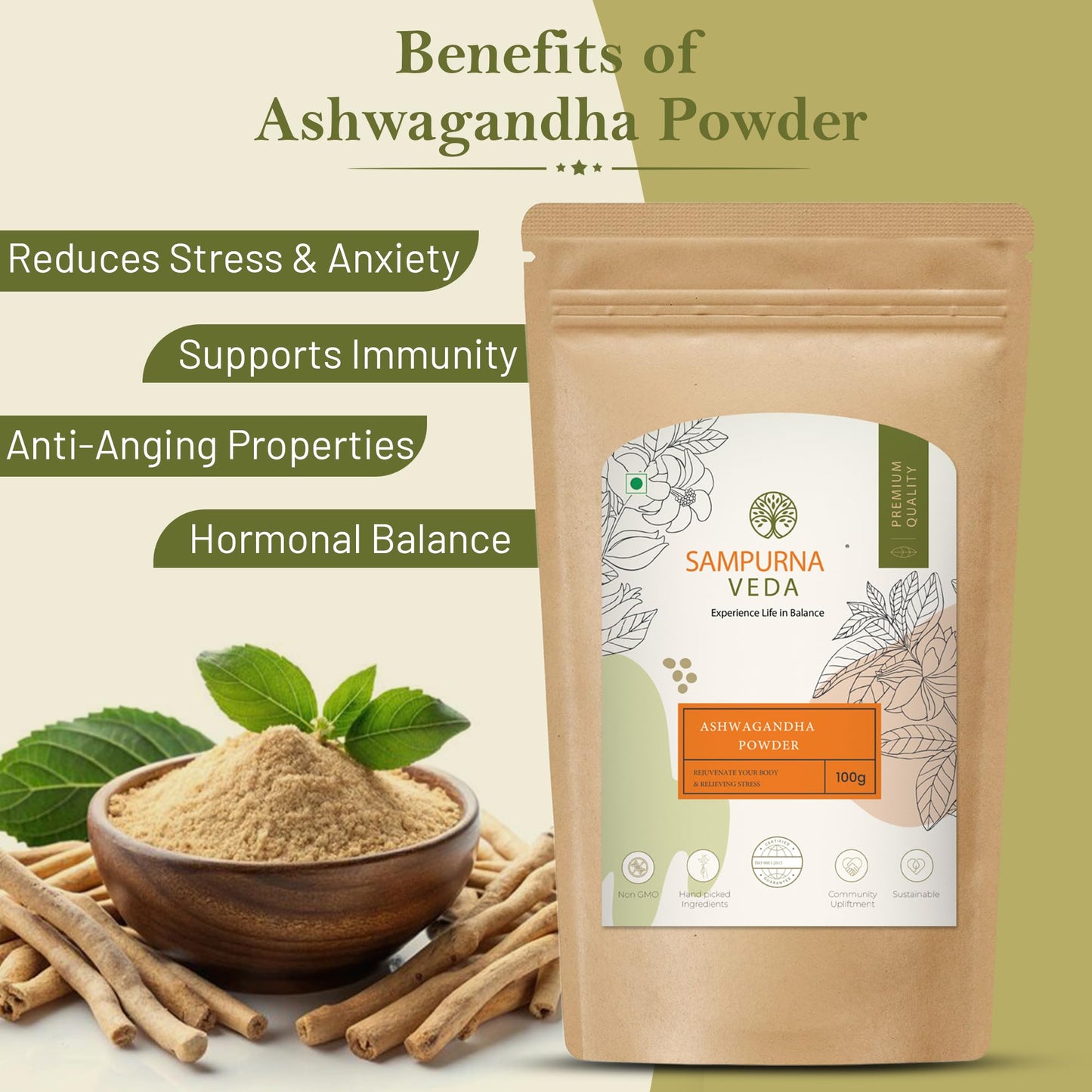 SampurnaVeda Ashwagandha Powder