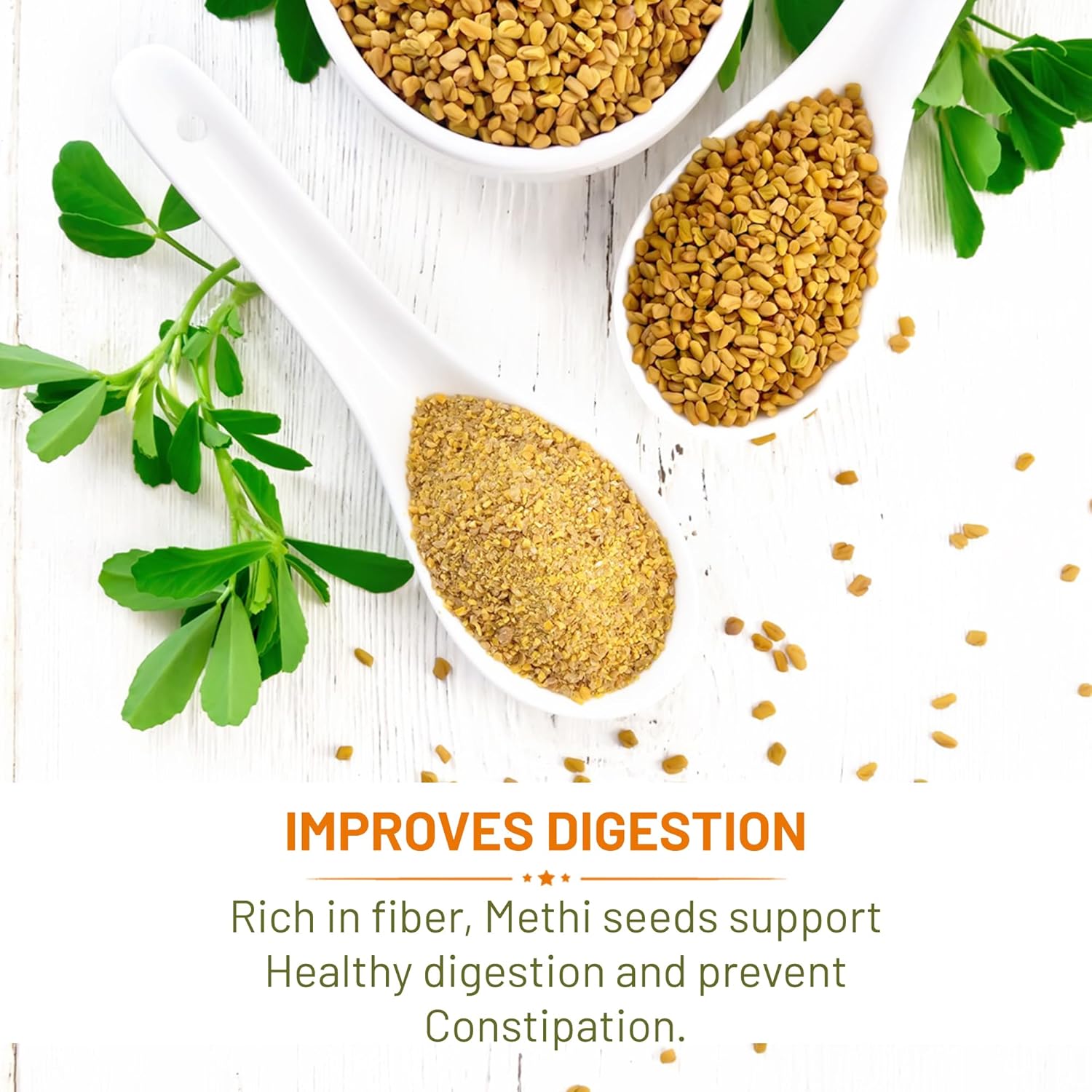 SampurnaVeda Raw Methi Dana Seeds 250 gm Nutrient-Rich Fenugreek Seeds for Cooking Hair Care and Health with No Additives